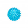 Masážna loptička ježko priemer 6 cm modrá
