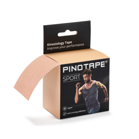 PINO tejp SPORT béžový 5 cm x 5 metrov