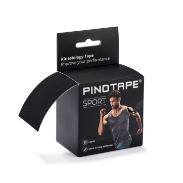 PINO tejp SPORT čierny 5 cm x 5 metrov