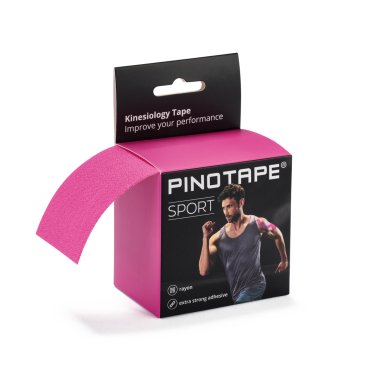 PINO tejp SPORT ružový 5 cm x 5 metrov
