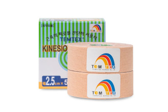 Temtex kineziotejp Classic béžová tejpovacia páska 2 x 2,5cm x 5m