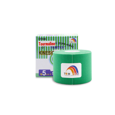 Temtex kineziotejp Tourmaline zelená tejpovacia páska 5cm x 5m