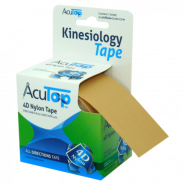 AcuTop 4D nylonový tejp béžový 5cm x 5m