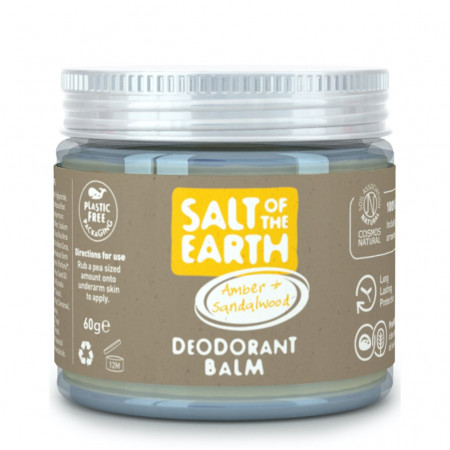 Prírodný dezodorant balzam Jantár Santalové drevo 60g