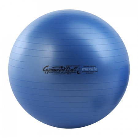 Cvičebná lopta GymBall Maxafe 75 cm modrá