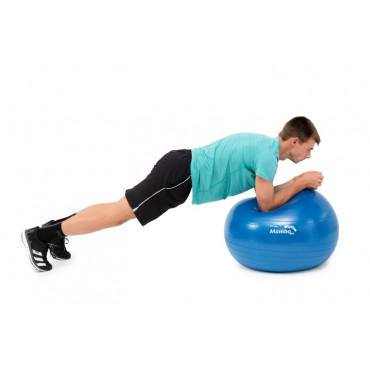 Cvičebná lopta Max AB Gym Ball 75 cm modrá s pumpou
