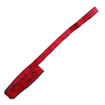 Textilná elastická posilňovacia guma červená ľahká