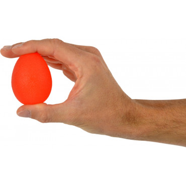 Prstový posilňovač vajíčko červené soft