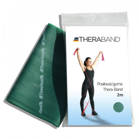 TheraBand guma na cvičenie 2 metre zelená