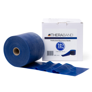 TheraBand guma na cvičenie 45,5 metra modrá