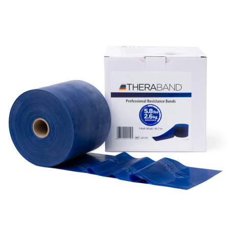 TheraBand guma na cvičenie 45,5 metra modrá