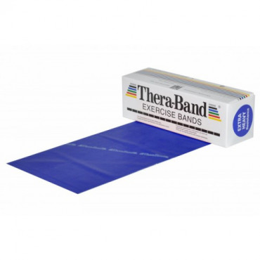 TheraBand guma na cvičenie 5,5 metra modrá