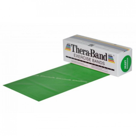 TheraBand guma na cvičenie 5,5 metra zelená