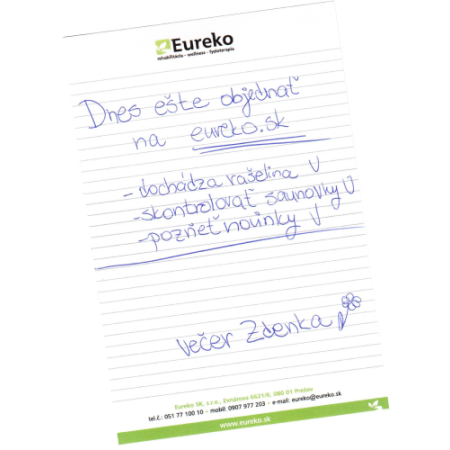 Darček Poznámkový blok Eureko