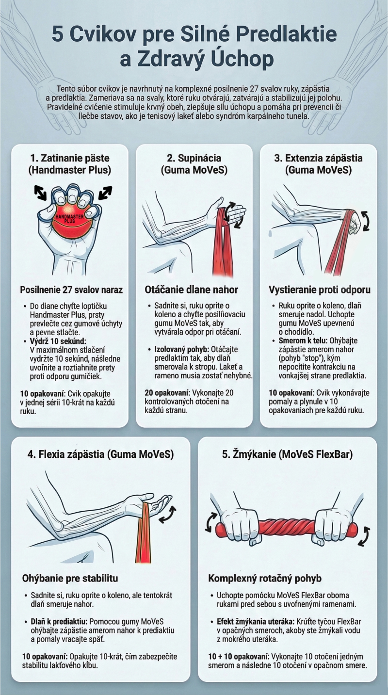 5 účinných cvikov na rehabilitáciu Tenisového lakťa