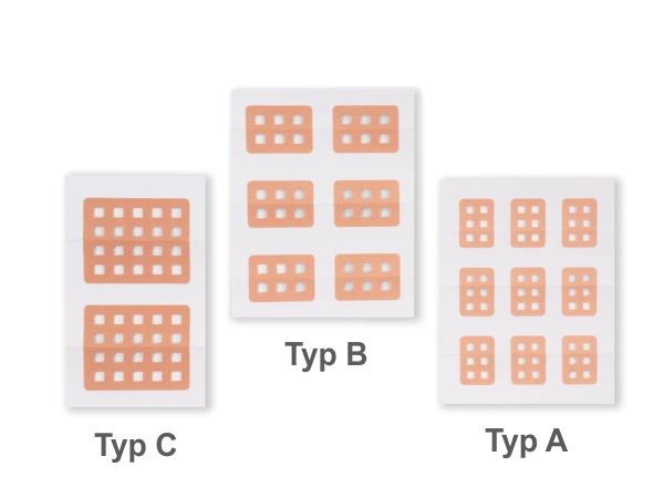 Spaderm Face Cross Tape mix Typ A,B,C