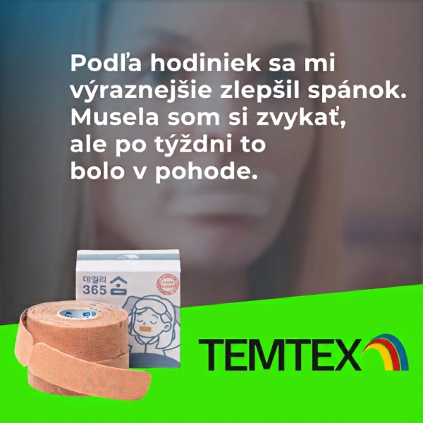 Temtex tejp proti chrápaniu spokojnosť Temtex tejp proti chrápaniu spokojnosť